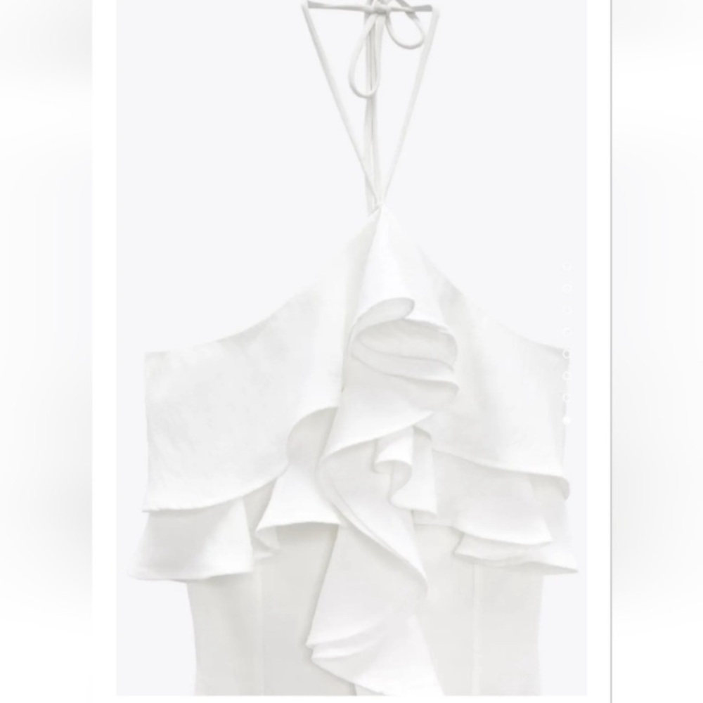 Zara Ruffled Bodysuit - Picture 5 of 5
